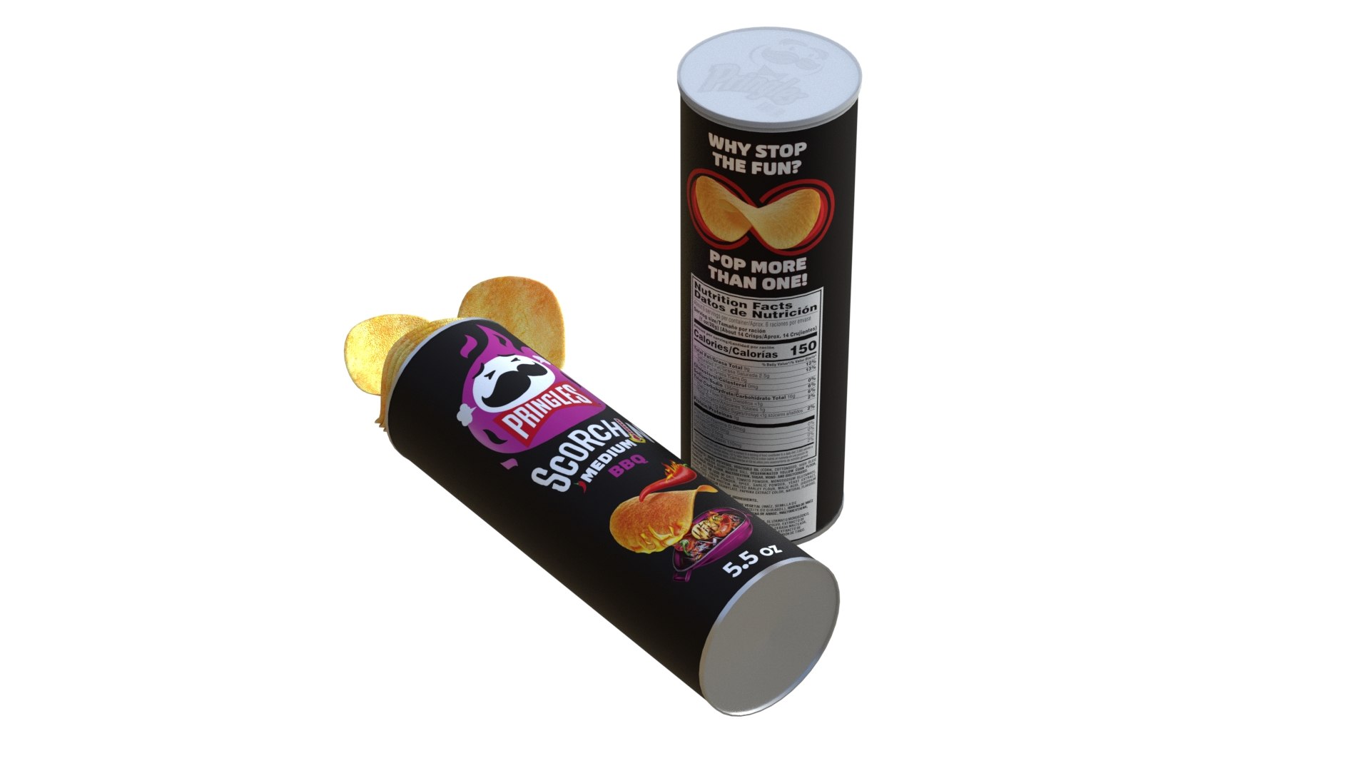 Pringles scorchin bbq 3D model https://p.turbosquid.com/ts-thumb/Xm/PLty6h/wv/4/jpg/1741433475/1920x1080/fit_q87/87bae045eaee8bb4f1e4cac42df68b2ec79b165f/4.jpg