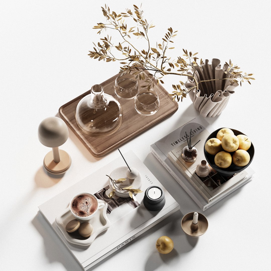 3D Decorative Set 34 - TurboSquid 2416870