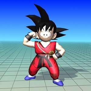 Filho Goku Modelo 3D - TurboSquid 1289950