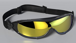 3D Polarized Yellow Ski Goggles