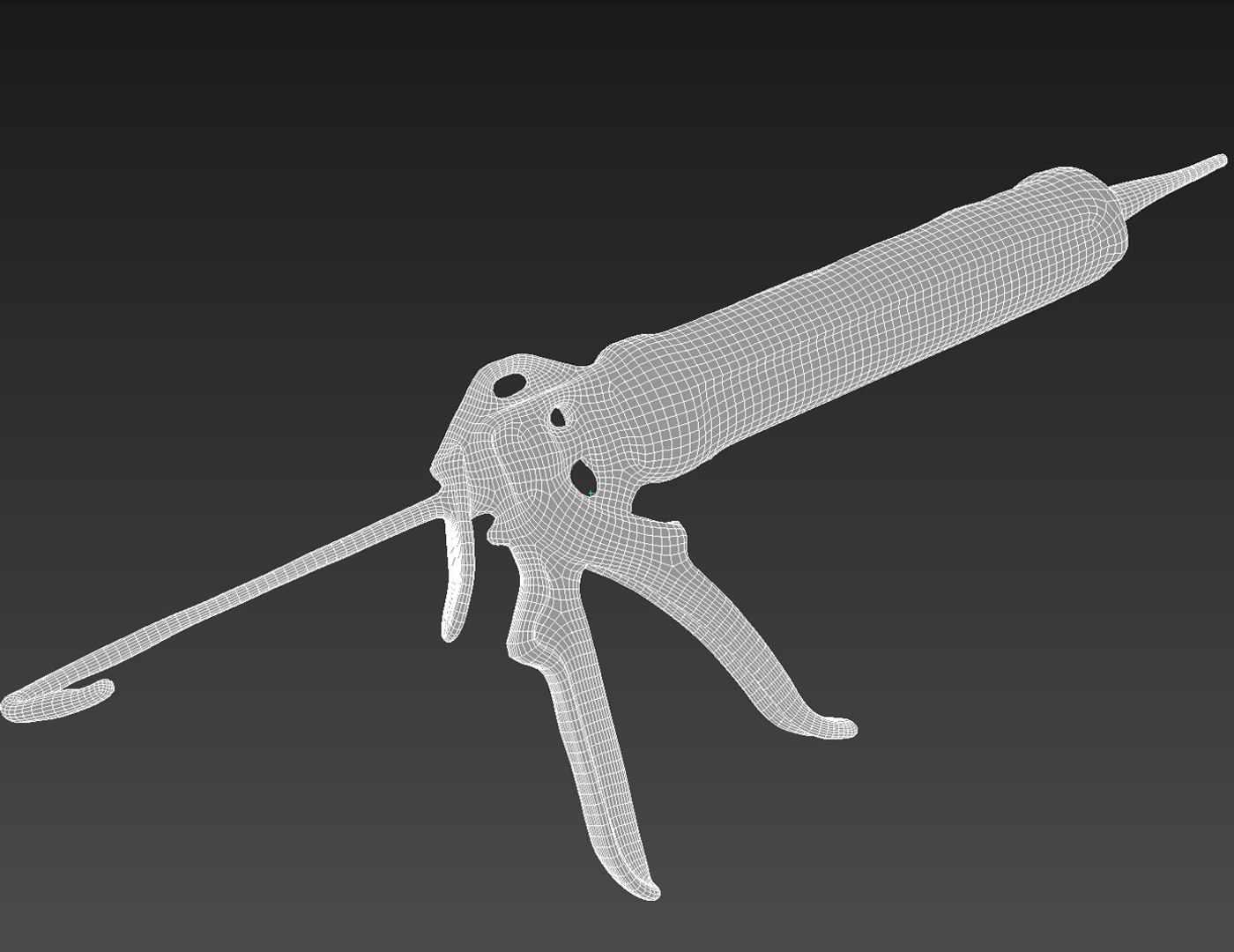 Glue Silicone Gun Model TurboSquid 1350385