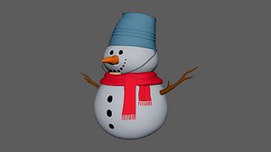 3D SNOWMAN model