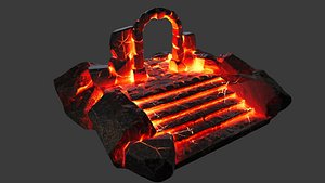 gate hell 3D model