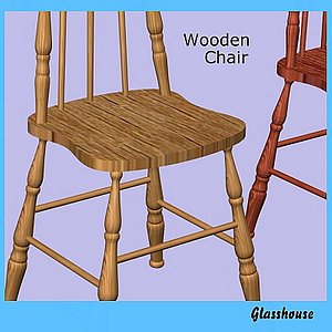 3ds max kitchen chair