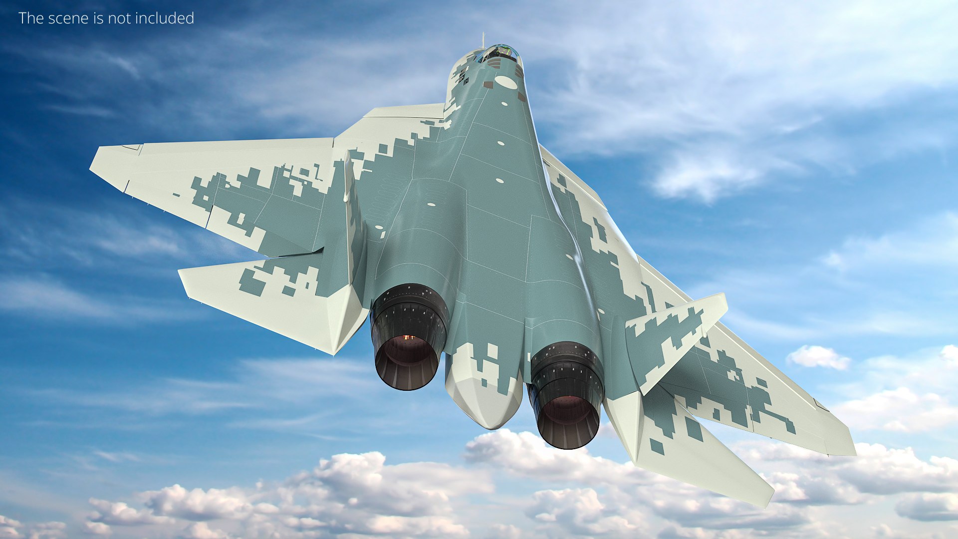 Su 57 Aircraft Fifth Gen Fighter in Flight Simplified 3D https://p.turbosquid.com/ts-thumb/Xm/njtF0W/6G/su_57_aircraft_fifth_gen_fighter_in_flight_simplified_003/jpg/1768573848/1920x1080/fit_q87/effac9575be5bc4508e86b806d69208f2048c74f/su_57_aircraft_fifth_gen_fighter_in_flight_simplified_003.jpg