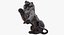 Raised Paw Lion Statue