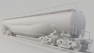 train tank tanker 3D model