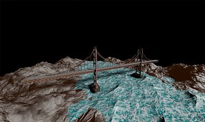 SUSPENSION BRIDGE 3D