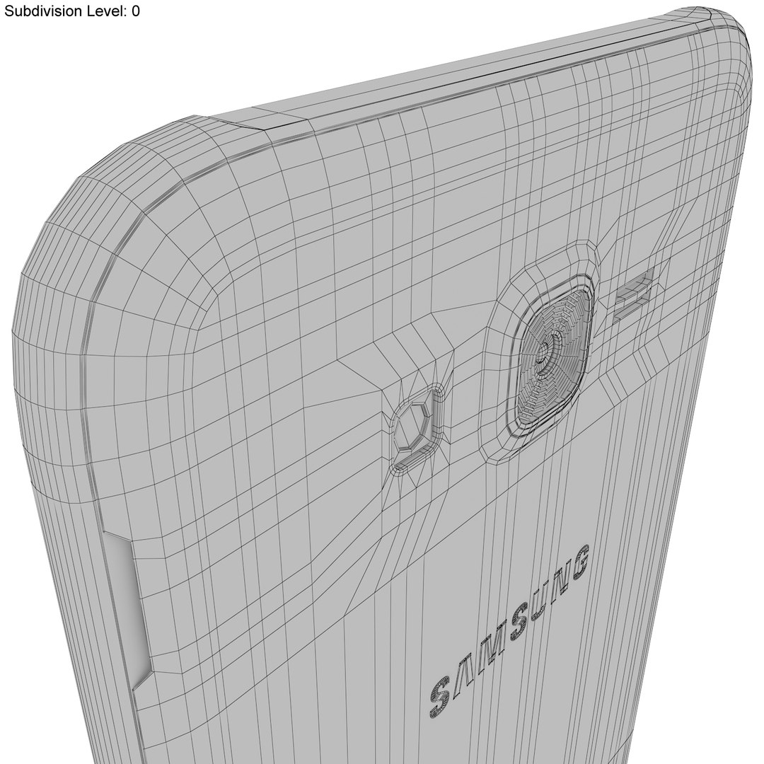 3d realistic samsung galaxy j7 model