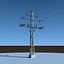 power transmission tower 3d model