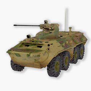 Armored personnel carrier BTR-82A 3D model