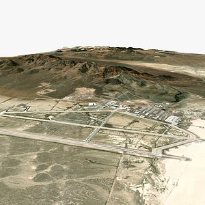 Area 51 Groom Lake 3D model