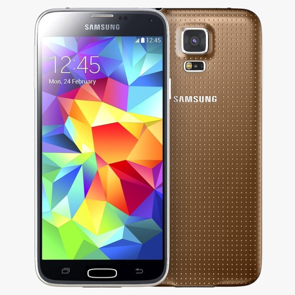 samsung galaxy s5 gold 3d max