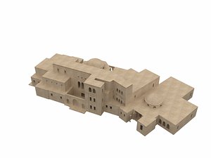 arabian villa 3d fbx