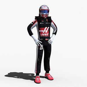 kevin magnussen 2017 3D model