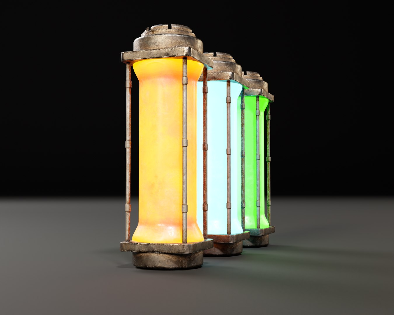 Sci-Fi Power Cells 3D Model - TurboSquid 2357567