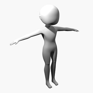 Stylistic Base Human Body Mesh