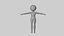 Stylistic Base Human Body Mesh
