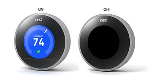 3D nest thermostat model