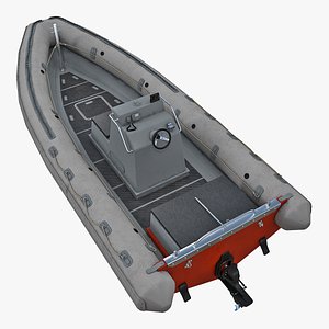 Rescue Boat 3D Model