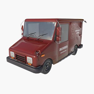 Grumman bread truck 3D model