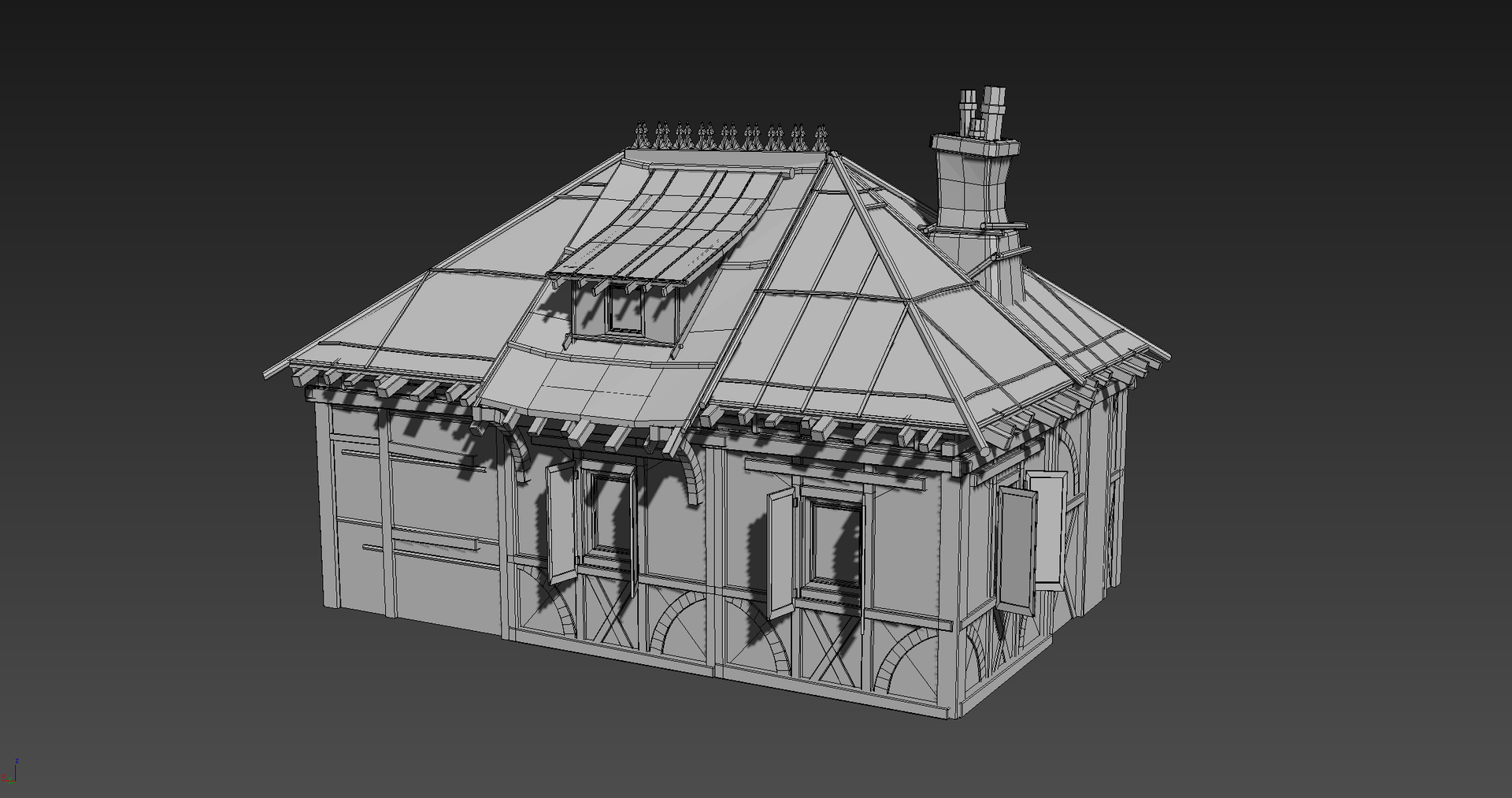 Medieval building 03 fantasy house 3D model - TurboSquid 1252476