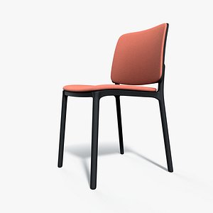 Textile Chair Red 3D