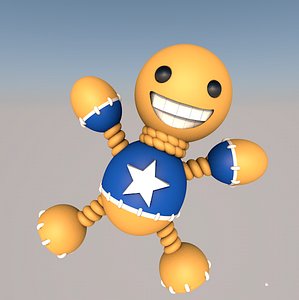 3D model doll toy dummie