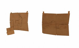 Cartoon cardbox