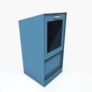 3d newspaper dispenser model