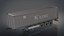 3D Semi-Trailer Container model