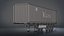 3D Semi-Trailer Container model