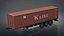 3D Semi-Trailer Container model