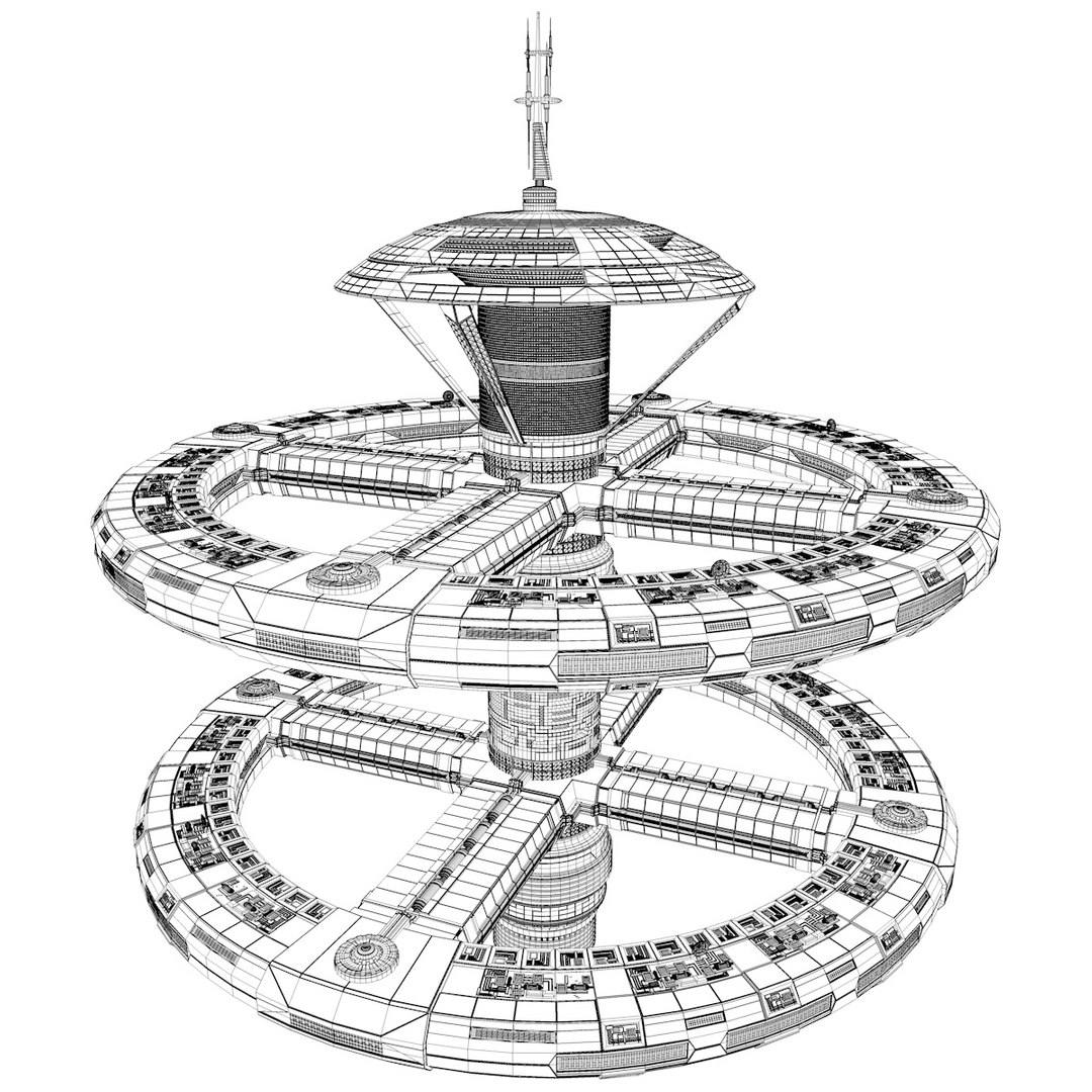 3d Space Station