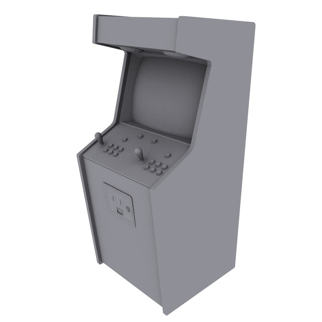 3ds max arcade machine