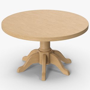 3D Round Table model