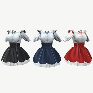 Gothic-loli dress - 3 colors