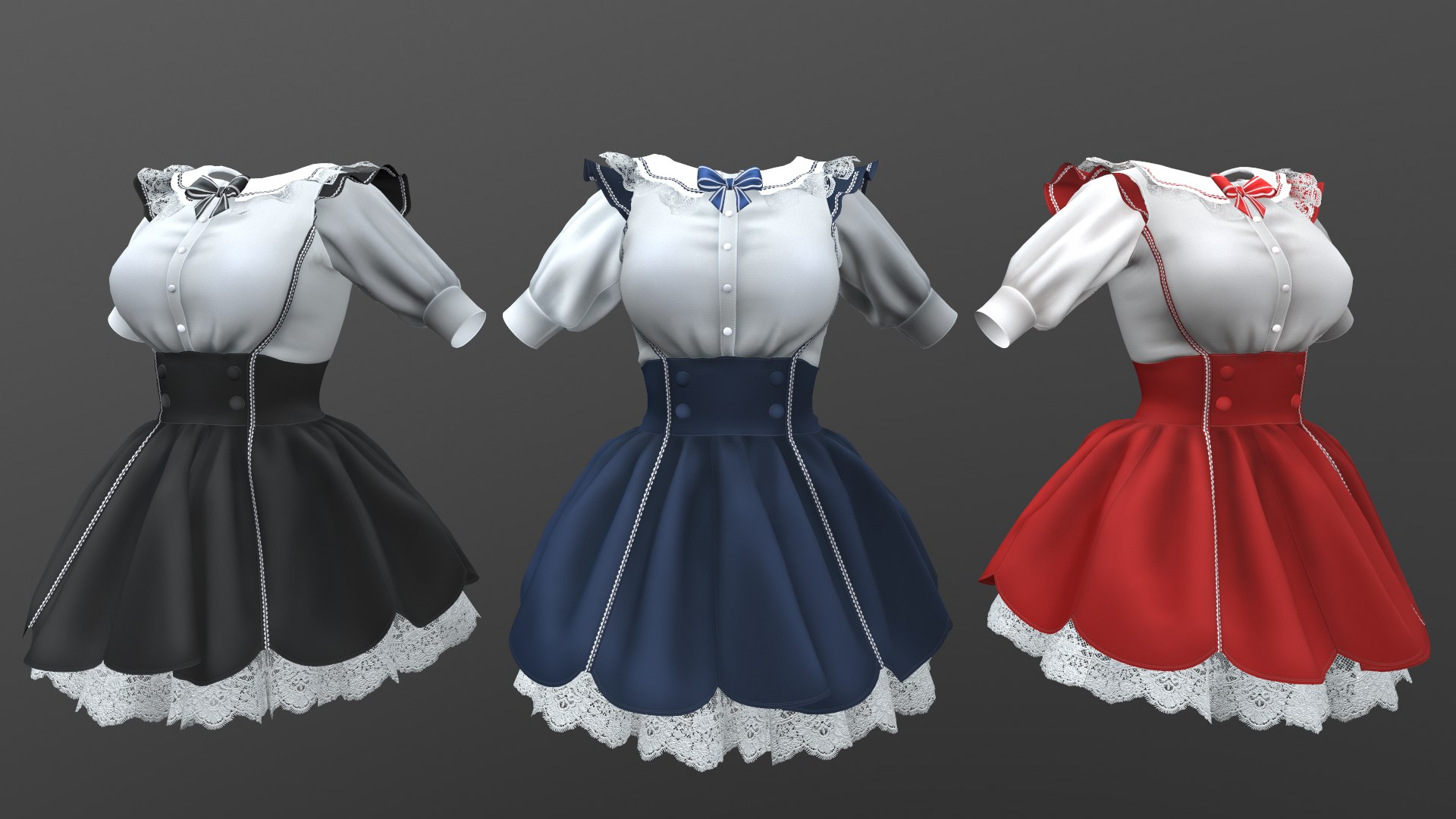 Gothic-loli dress - 3 colors 3D model https://p.turbosquid.com/ts-thumb/Xn/pNgMik/FV/00_main_02/png/1623483416/1920x1080/fit_q87/b0a93735d42cbad9561534fc4f797f3cb5ab993b/00_main_02.jpg