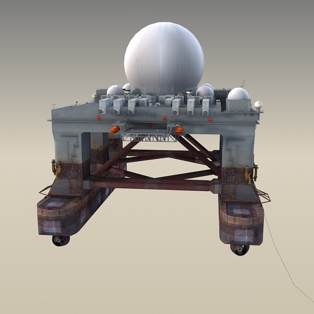 3d Sbx1 Seabased Xband Radar