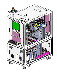Automatic Dual-Head Dispensing and Glue Removal Machine 3D CAD Model 3D model