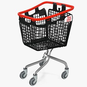 basket cart shopping araven 3D model