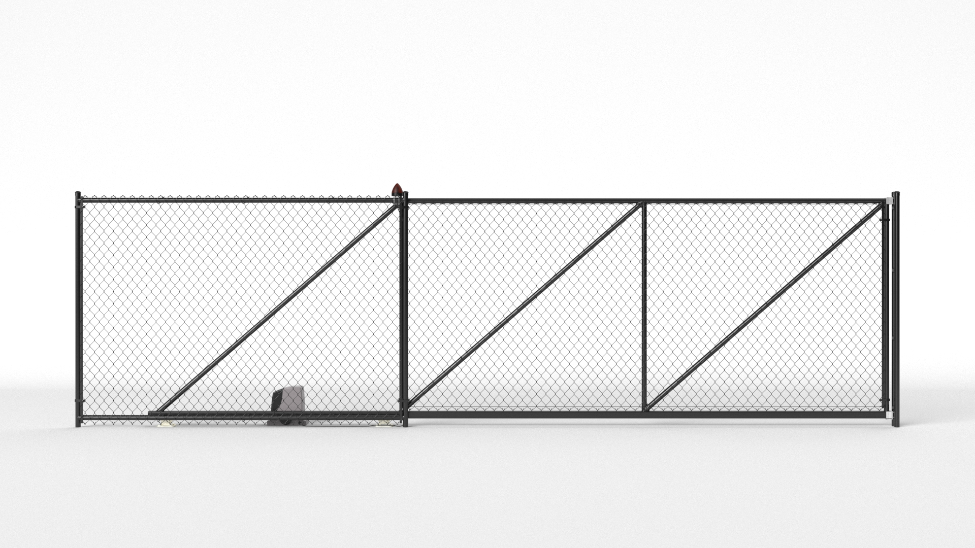 Chain Link Fence Gate 3D Model TurboSquid 1694775