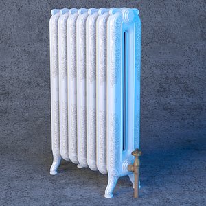 cast iron radiator 3D model
