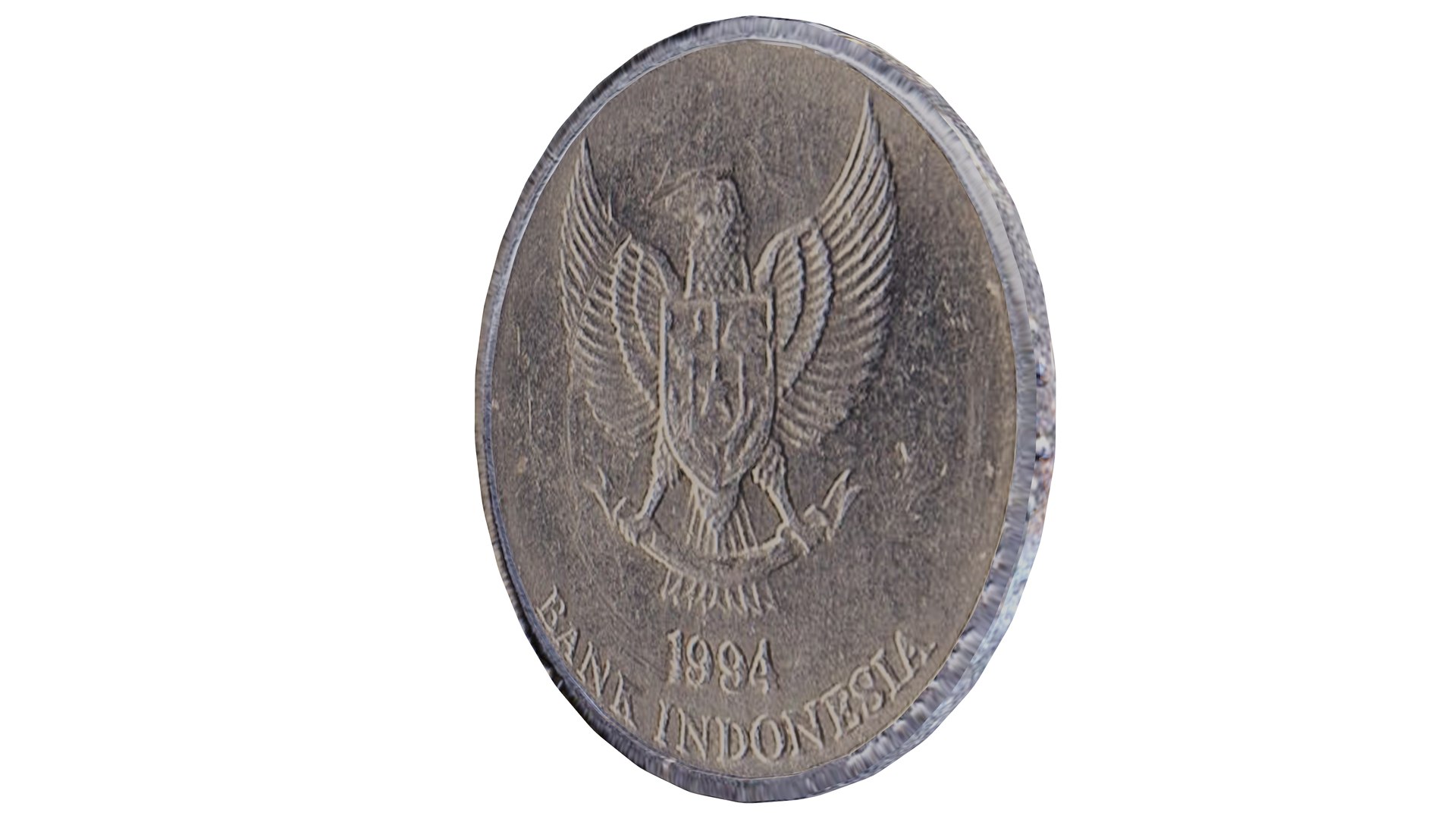 Indonesian 25 Rupiah Ancient Coin 1994 Model - TurboSquid 2351540