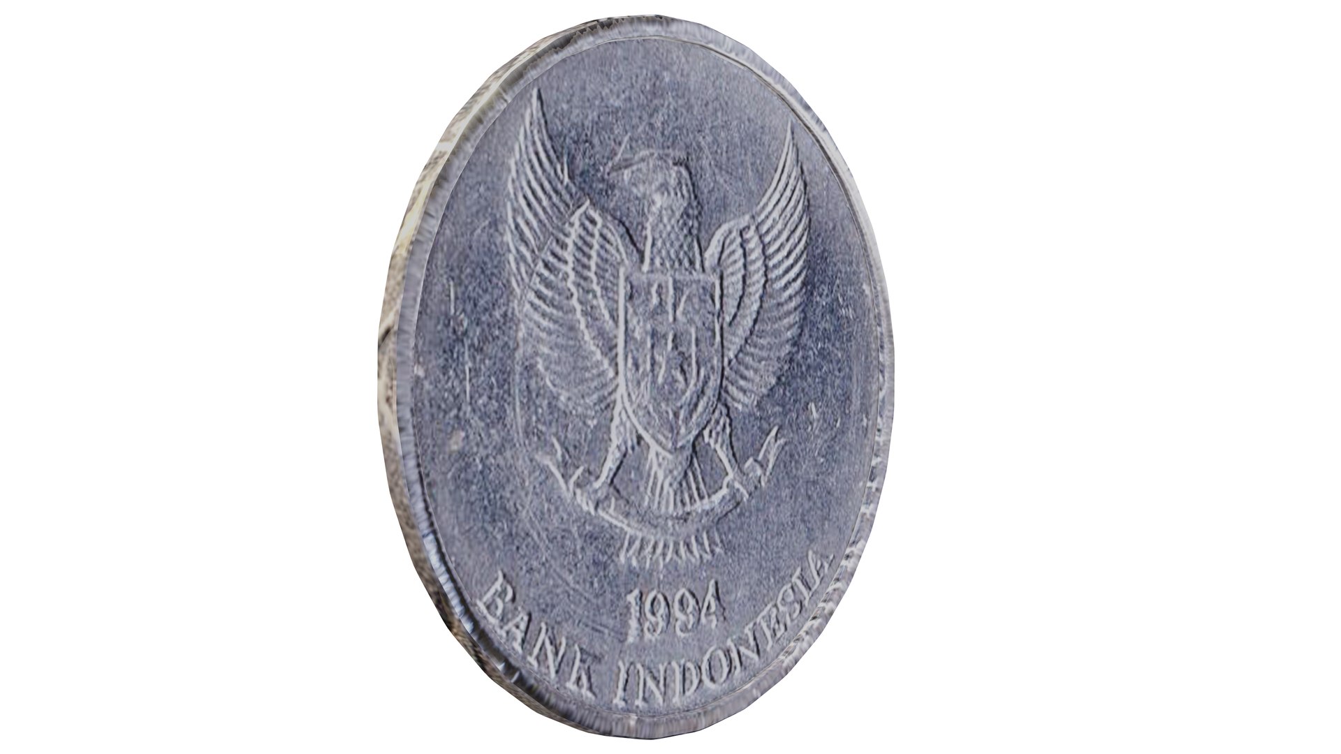 Indonesian 25 Rupiah Ancient Coin 1994 Model - TurboSquid 2351540