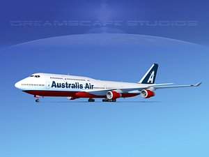 boeing 747 747-8 747-8i 3d model