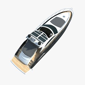 modern yacht 3ds