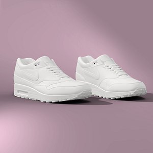 Nike sneakers shoes high poly 3D model