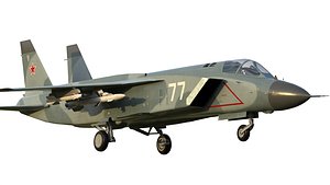 Yak-141 VTOL jet fighter