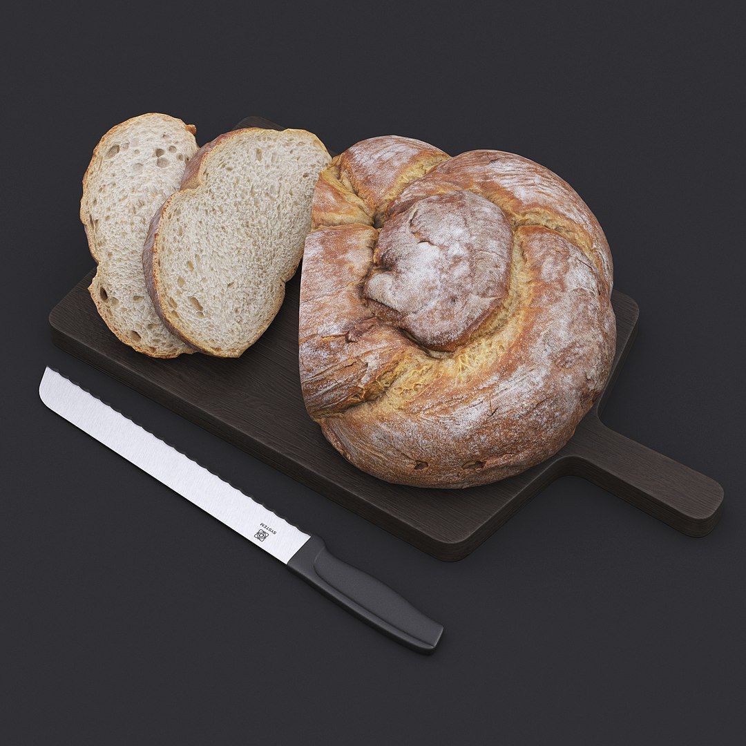 Bread Board II 3D Model - TurboSquid 2110225